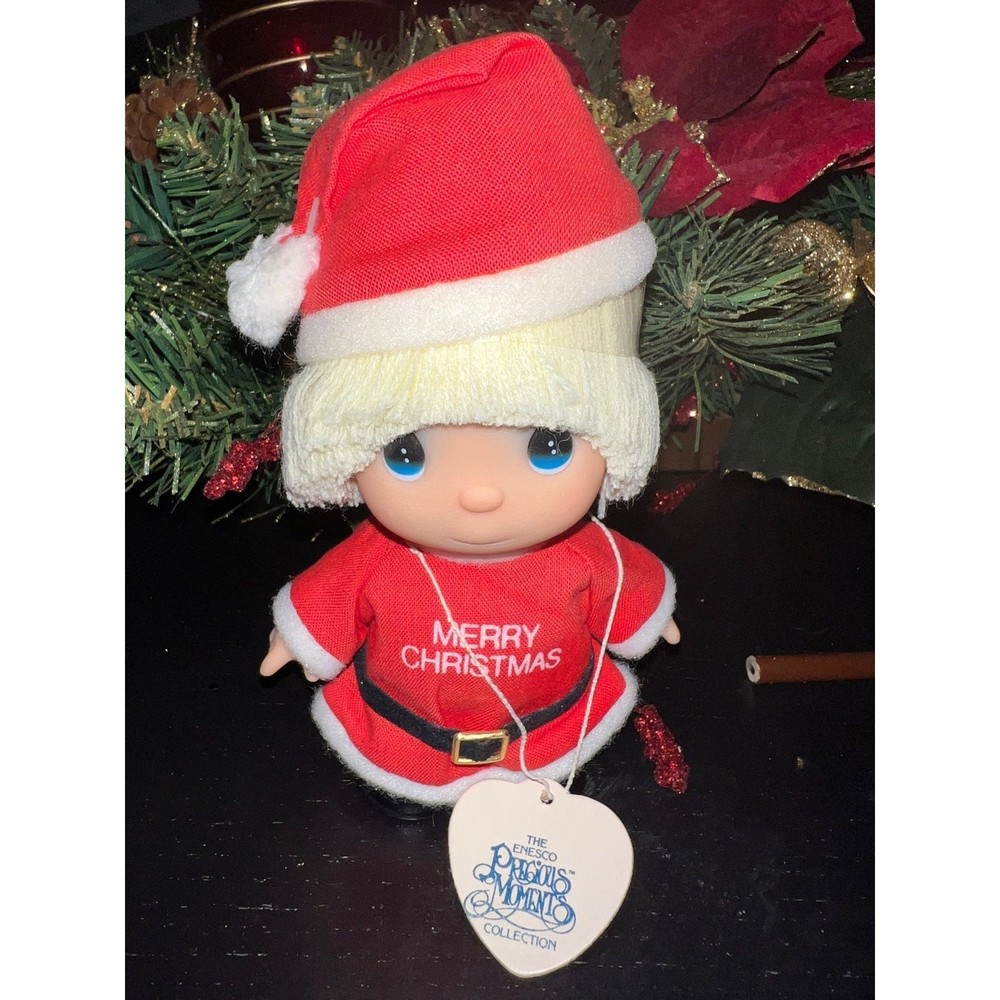 Precious moments Christmas doll Enesco Hi Babies